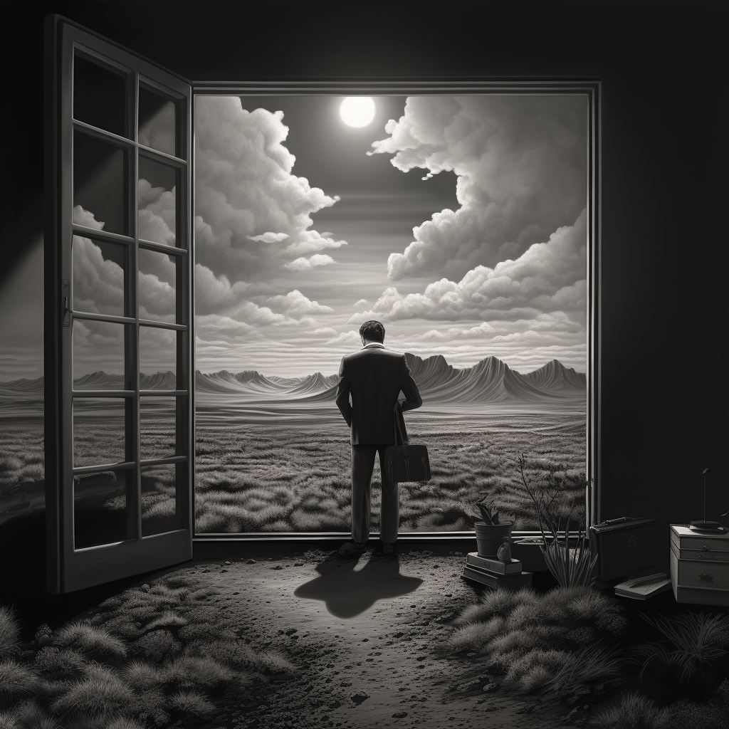 leostefanescu_A_man_with_a_briefcase_in_a_black_and_white_lands_3ceae4ea-2a18-4c6a-b92e-b865fa773195